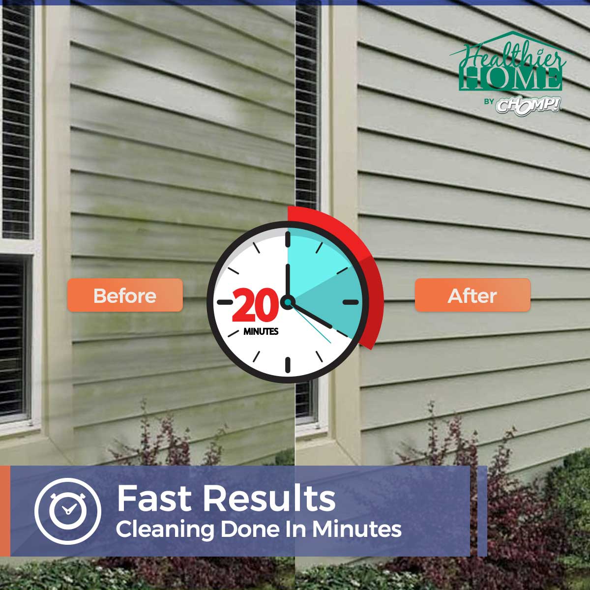 Gutter & Siding Cleaner -fast results, done in 20 minutes!